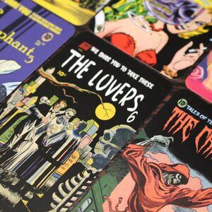 Golden Age of Horror Tarot Card Deck - Comic Book Based Images - Full Size Deck